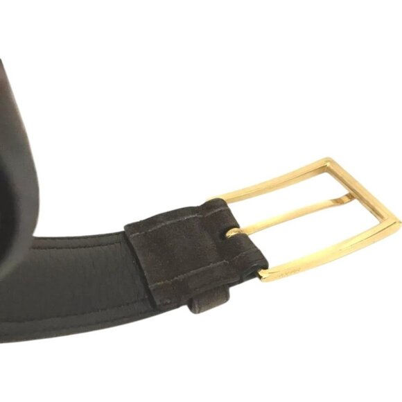 542157AX (S1) Prada Belt 85cm Brown Leather - Picture 4 of 9